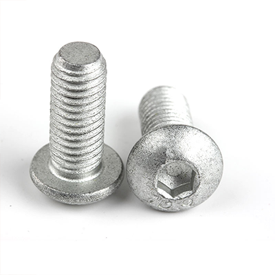 工業(yè)熊碳鋼10.9級(jí)達(dá)克羅DACROMET(500h)內(nèi)六角平圓頭螺釘ISO7380-1